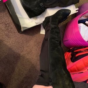 Lane Bryant Over the Knees wedge booties!!